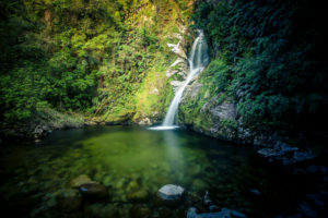 New Zealand, South Island, Dorothy Falls, New Zealand, South Island, Dorothy Falls,